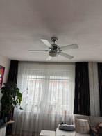 Vijf bladen plafond ventilator wit, Huis en Inrichting, Lampen | Plafondlampen, Ophalen of Verzenden, Gebruikt, Metaal, Klassiek