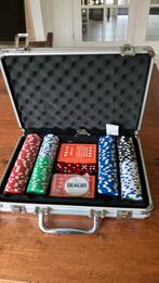 Aluminium pokerkoffer, Hobby en Vrije tijd, Gezelschapsspellen | Kaartspellen, Ophalen, Nieuw, Onbekend