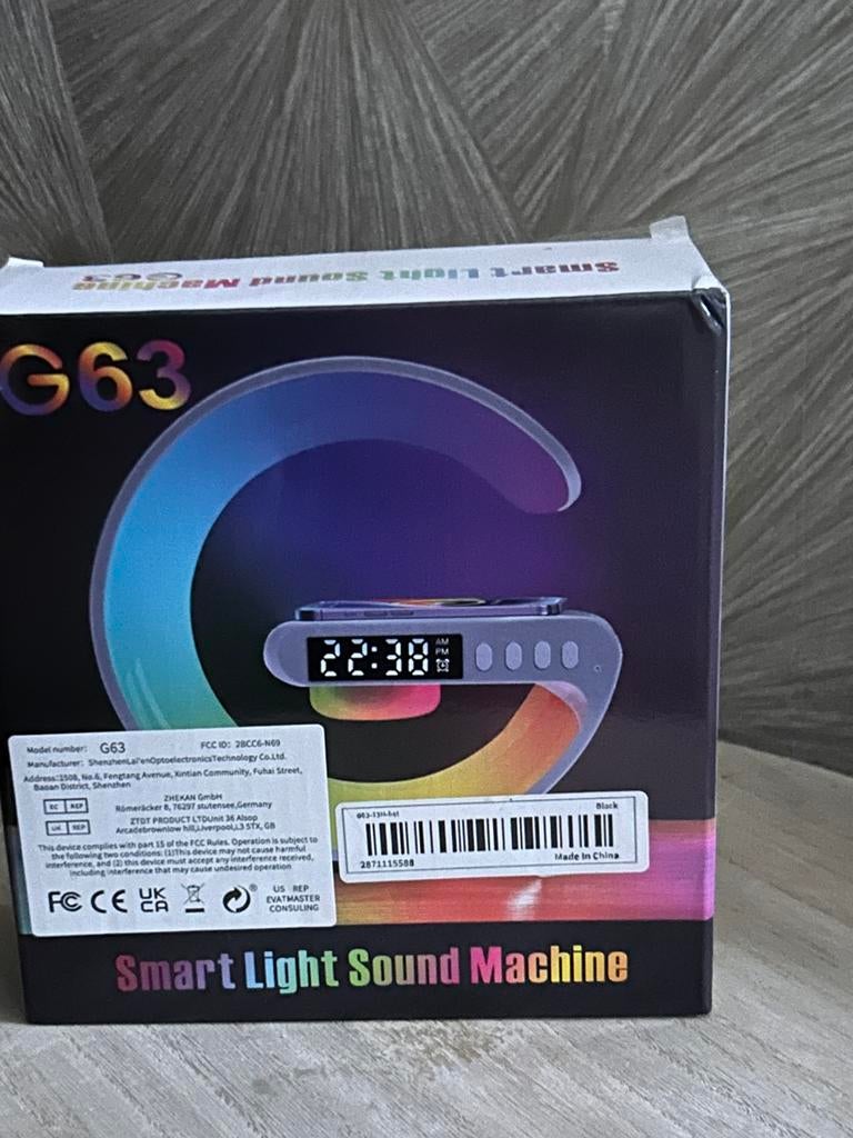 Multifunctionele slimme wekker met sfeerverlichting, Ophalen of Verzenden, Nieuw