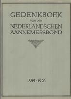 Gedenkboek van den Nederlandschen Aannemersbond 1895-1920, Boeken, Geschiedenis | Vaderland, Gelezen, Diverse auteurs, Ophalen of Verzenden