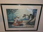 Disney Jungle Book Zeefdruk - Kaa & Shere Khan, Verzamelen, Disney, Ophalen of Verzenden