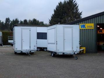 Verkoopwagens Dutchtrailers enkelas + tandemas - Div. maten