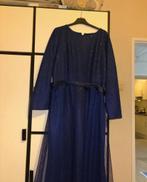 Gala jurk met sleep maat 48/50, Galajurk, Zwart, Maat 46/48 (XL) of groter, Nieuw