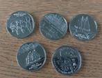 5 Muntjes sail Amsterdam 1995, Ophalen of Verzenden, Koningin Beatrix, Overige waardes, Setje