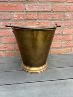 Vintage Koperen Emmer met Handgreep, Ophalen, Gebruikt, Overige materialen, Met handgreep