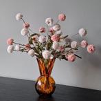 Zijde bloemen incl cheetah vaas Flowers silk Zijden boeket, Ophalen of Verzenden, Nieuw, Binnen