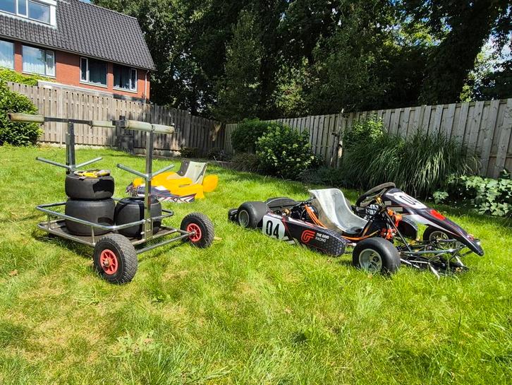 Junior E-kart, Sport en Fitness, Karting, Zo goed als nieuw, Kart, Ophalen