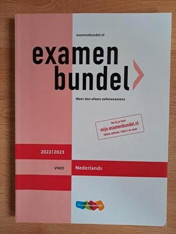 Examenbundel Nederlands VWO 2022/2023 beschikbaar voor biedingen