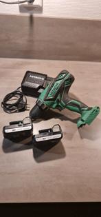 Hitachi 14.4 accutol + 2 accu's, Doe-het-zelf en Verbouw, Gereedschap | Boormachines, Ophalen, Gebruikt, Boor- en Schroefmachine