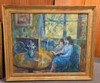 Schilderij Zoma Baitler (1908-1994) met echt vergulde lijst, Antiek en Kunst, Ophalen