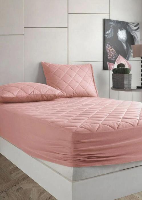 Matrasbeschermer, Waterdicht, 100% Katoen, Roze, Fitted, Huis en Inrichting, Slaapkamer | Beddengoed, Nieuw, Hoeslaken of Sloop