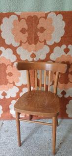 Mooi vintage jaren 70 deken orange bloemen 100% wol, Ophalen of Verzenden, Gebruikt