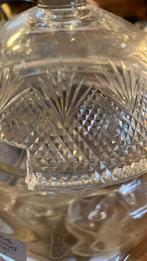 Antiek glazen bowlset waaierslijpsel diamant, Ophalen of Verzenden