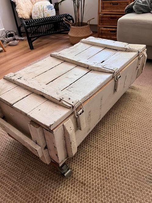 GRATIS: Witte kist VTWonen, Huis en Inrichting, Woonaccessoires | Kisten, Gebruikt, Minder dan 50 cm, Ophalen