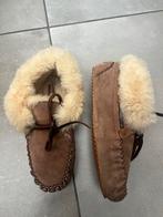 SHEPHERD 100% PUUR WOL LAMMY BONT PANTOFFELS SLOFFEN MAAT 37, Bruin, Nieuw, Ophalen of Verzenden, Pantoffels of Sloffen