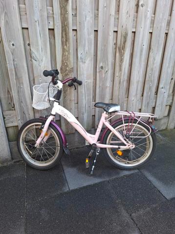 Meisjesfiets 18 inch met led verlichting  beschikbaar voor biedingen