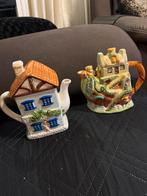 Unieke Theepotten in de Vorm van Huisjes, Antiek en Kunst, Ophalen of Verzenden