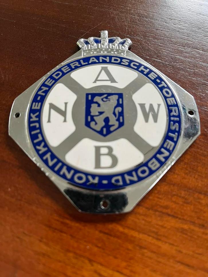 ANWB Oldtimer Schildje - Zwaar Verchroomd, Verzamelen, Automerken, Motoren en Formule 1, Zo goed als nieuw, Auto's, Ophalen of Verzenden