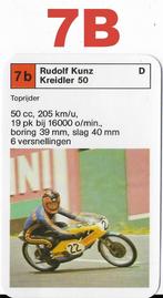 Mk5 motorkaartje 7b rudolf kunz op een kreidler 50, Ophalen of Verzenden, Zo goed als nieuw, Auto's