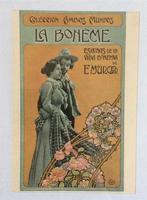Origineel 1901 Chromo Liitho Art Nouveau Gaspar Camps, Antiek en Kunst, Kunst | Litho's en Zeefdrukken, Ophalen of Verzenden