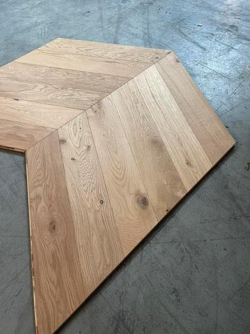49m2 eiken Hongaarse punt geolied houten parket vloer  beschikbaar voor biedingen