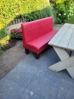 Wandbank, eetkamerbank, horeca 170cm, Huis en Inrichting, Stoelen, Ophalen, Modern en strak, Leer, Zo goed als nieuw