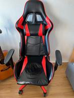 Gamestoel gaming bureaustoel zwart rood zeer goede staat, Huis en Inrichting, Ophalen, Zwart, Zo goed als nieuw, Gaming bureaustoel
