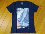 NON GRADA t- shirt donker blauw met PARTY print maat M, Kleding | Heren, T-shirts, Blauw, Maat 48/50 (M), Ophalen of Verzenden