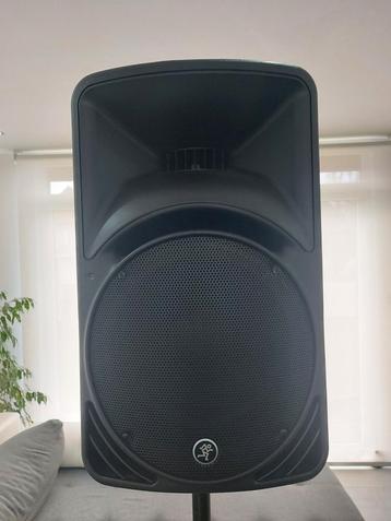 2x Mackie srm450 + hoezen  + XLR kabels beschikbaar voor biedingen