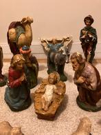 17 delige kerstgroep niet gelijmd.met stal, Diversen, Kerst, Ophalen of Verzenden, Zo goed als nieuw