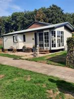 Prachtige dubbele chalet, 11m x 6,90m airco, nieuwe keuken.., Caravans en Kamperen, Overige merken, Overige typen, Rondzit, 2000 kg en meer