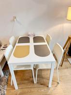 Table ikea ( extendable! Becomes very long), Ophalen, Zo goed als nieuw, 4 tot 6 stoelen