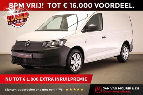 Volkswagen Caddy Cargo Maxi 2.0 TDI Comfort | Achterdeuren z, Auto's, Bestelauto's, Bedrijf, Te koop, ABS, Airbags, Airconditioning