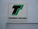 sticker oud Transavia Holland logo vliegtuig vakantie KLM re, Verzenden, Zo goed als nieuw, Bedrijf of Vereniging