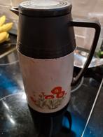 Vintage Thermoskan met Bloemen, Antiek en Kunst, Ophalen of Verzenden