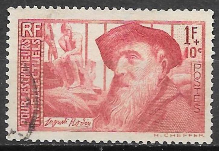 Frankrijk: Mi. 352 uit 1937, Postzegels en Munten, Postzegels | Europa | Frankrijk, Gestempeld, Ophalen of Verzenden