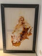 Ellen de Meijer - Klassiek Schilderij Olieverf op Doek Loden, Antiek en Kunst, Ophalen