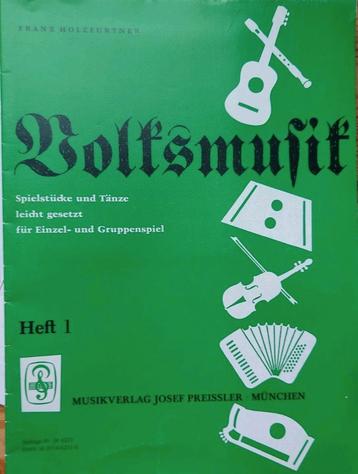 Volksmusik heft 1 ( gemakkelijk te spelen) beschikbaar voor biedingen