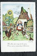 Eenden en kippen zijn vroeg uit de veren, 1941, Ernst Fay, Verzamelen, Ansichtkaarten | Dieren, 1940 tot 1960, Gelopen, Vogel