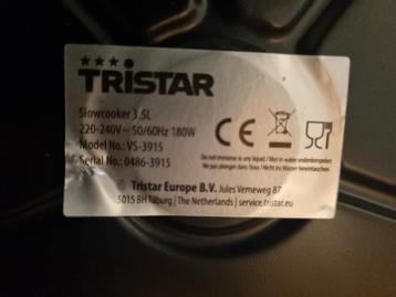 Tristar VS-3915 Slowcooker met keramische binnenpan beschikbaar voor biedingen