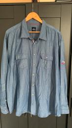 Engbers gestreept overhemd maat 4xl, Kleding | Heren, Overhemden, Blauw, Ophalen of Verzenden, Zo goed als nieuw, Overige halswijdtes