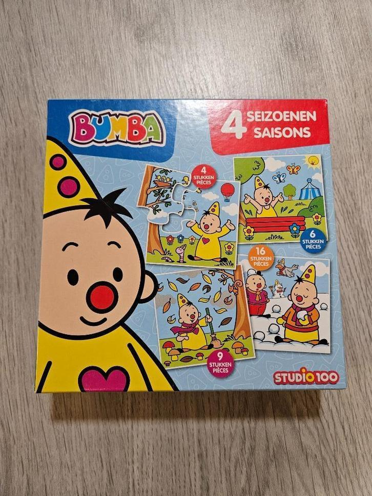 Bumba 4-in1 puzzels vanaf 4 stukjes, Kinderen en Baby's, Speelgoed | Kinderpuzzels, Zo goed als nieuw, 6 maanden tot 2 jaar, Minder dan 10 stukjes