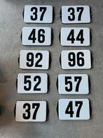 Mooie emaille huisnummers, Ophalen of Verzenden