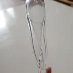 Hoog glas gedraaide vorm in steel Borek Sipek? 3003, Glas, Glas of Glazen, Ophalen of Verzenden, Zo goed als nieuw