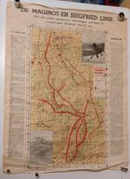 Historische landkaart, Boeken, Atlassen en Landkaarten, Gelezen, Ophalen of Verzenden, Landkaart, België of Luxemburg