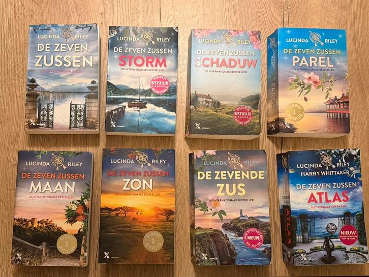 De Zeven Zussen Complete Serie - Lucinda Riley, Boeken, Romans, Zo goed als nieuw, Nederland, Ophalen
