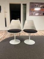 2x Knoll Saarinen Tulip stoelen, Huis en Inrichting, Ophalen, Overige materialen, Design klassieker, Gebruikt