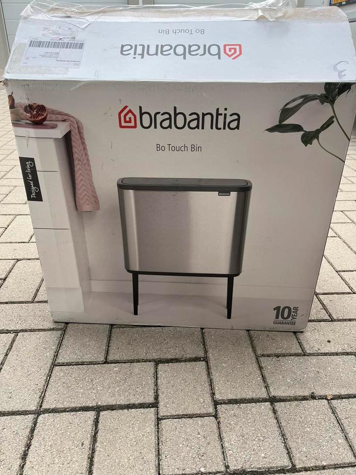 Brabantia Bo Touch Bin - Zo goed als nieuw!, Huis en Inrichting, Woonaccessoires | Prullenbakken, Zo goed als nieuw, Metaal, 75 cm of meer
