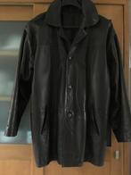 Donker bruine prachtige kwaliteit leren herenjas maat 52/54., Ophalen, Zo goed als nieuw, Maat 52/54 (L), Bruin