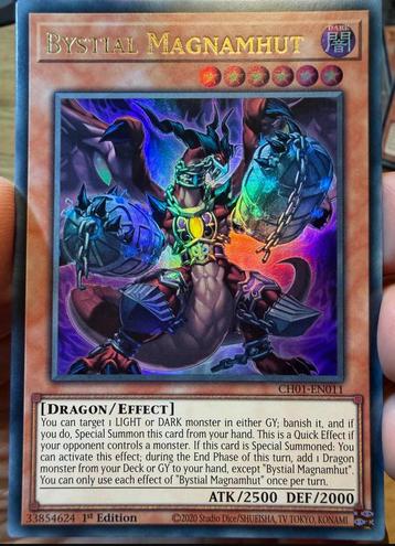 Yu-Gi-Oh! Bystial Magnamhut CH01 1st Edition ! beschikbaar voor biedingen
